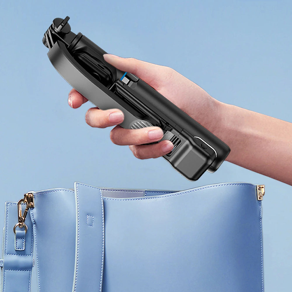 Selfie Stick Bluetooth Techsuit C01s, Universal, Negro