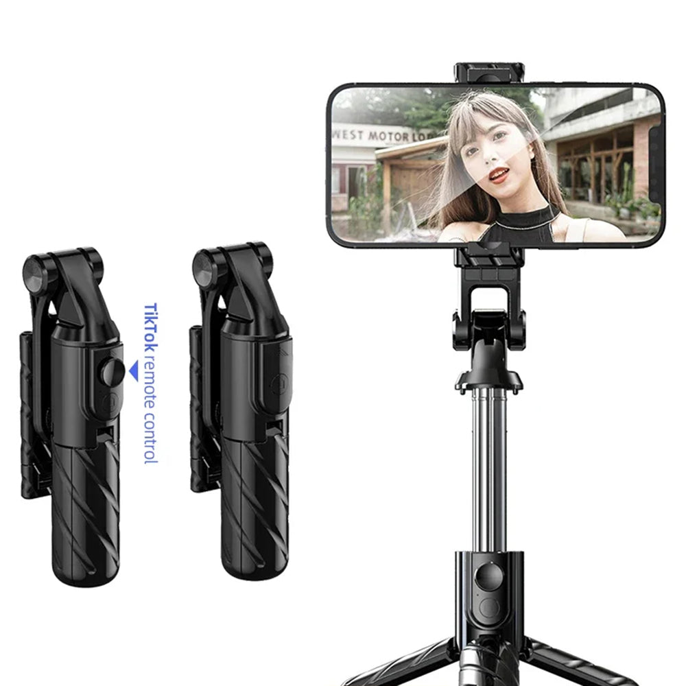 Selfie Stick Bluetooth Techsuit K03, Universal, Negro