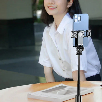 Selfie Stick Bluetooth Techsuit K03, Universal, Negro