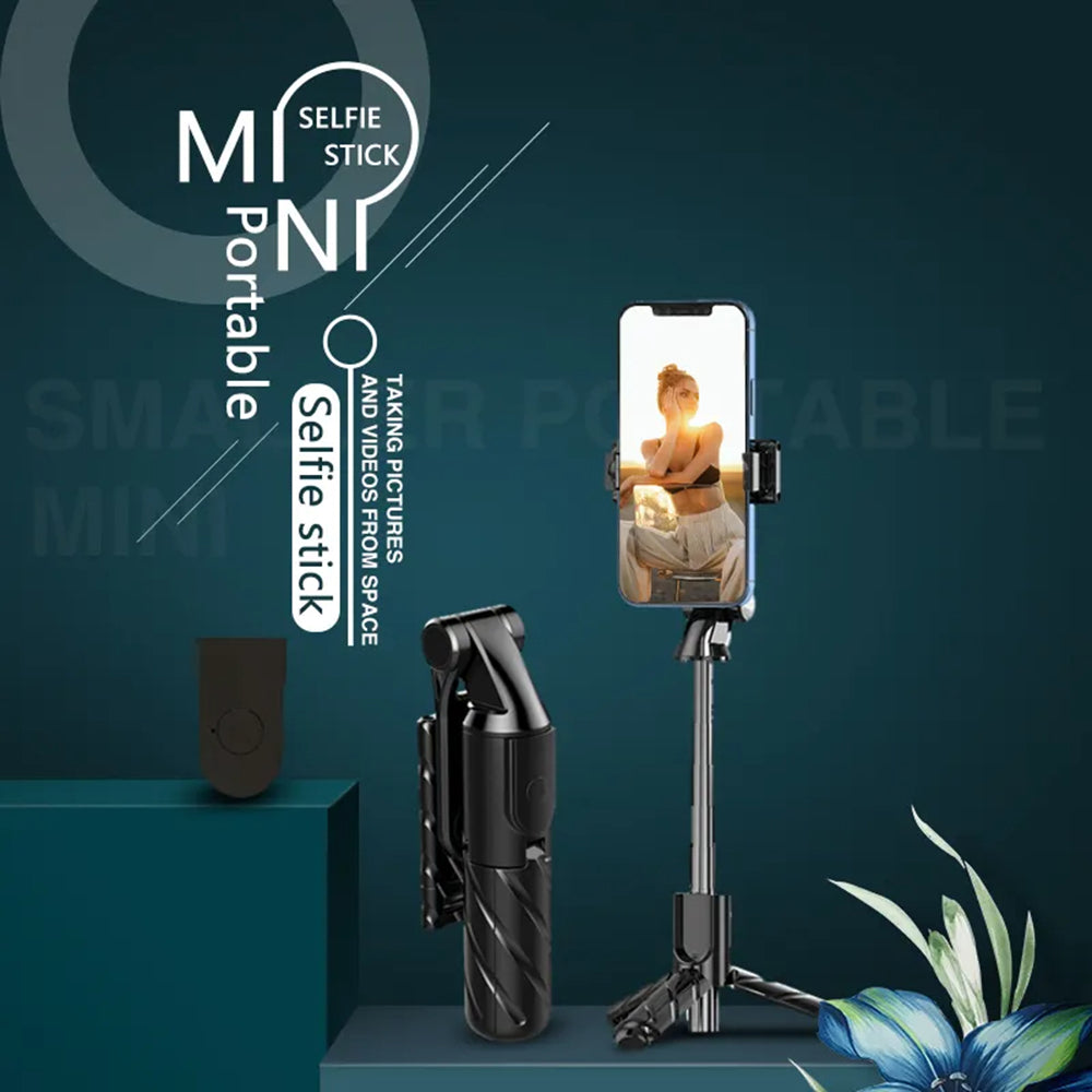 Selfie Stick Bluetooth Techsuit K03, Universal, Negro