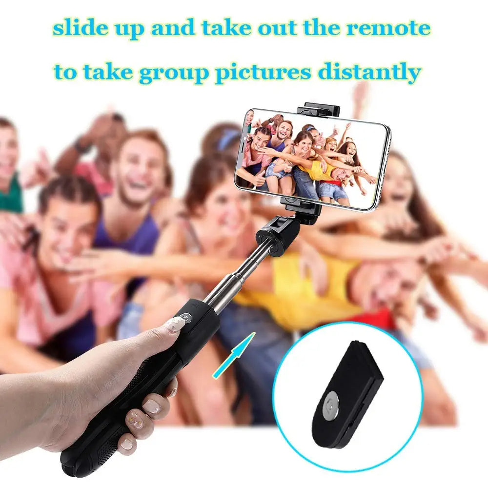 Selfie Stick Bluetooth Techsuit K06, Universal, Negro