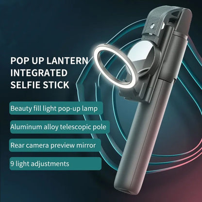 Selfie Stick Bluetooth Techsuit K13, Universal, Negro