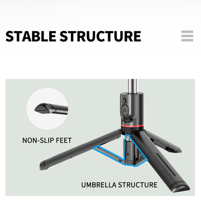 Selfie Stick Bluetooth Techsuit L13, Universal, Negro