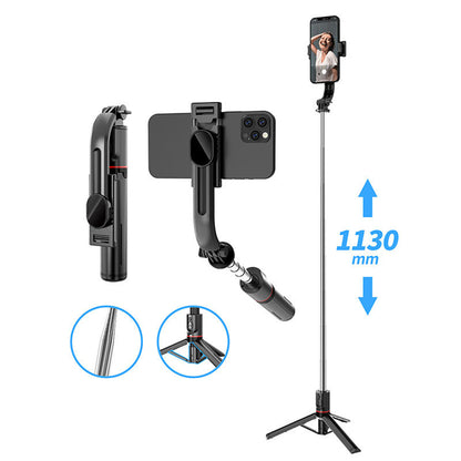 Selfie Stick Bluetooth Techsuit L13, Universal, Negro