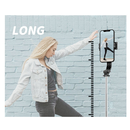 Selfie Stick Bluetooth Techsuit L13, Universal, Negro