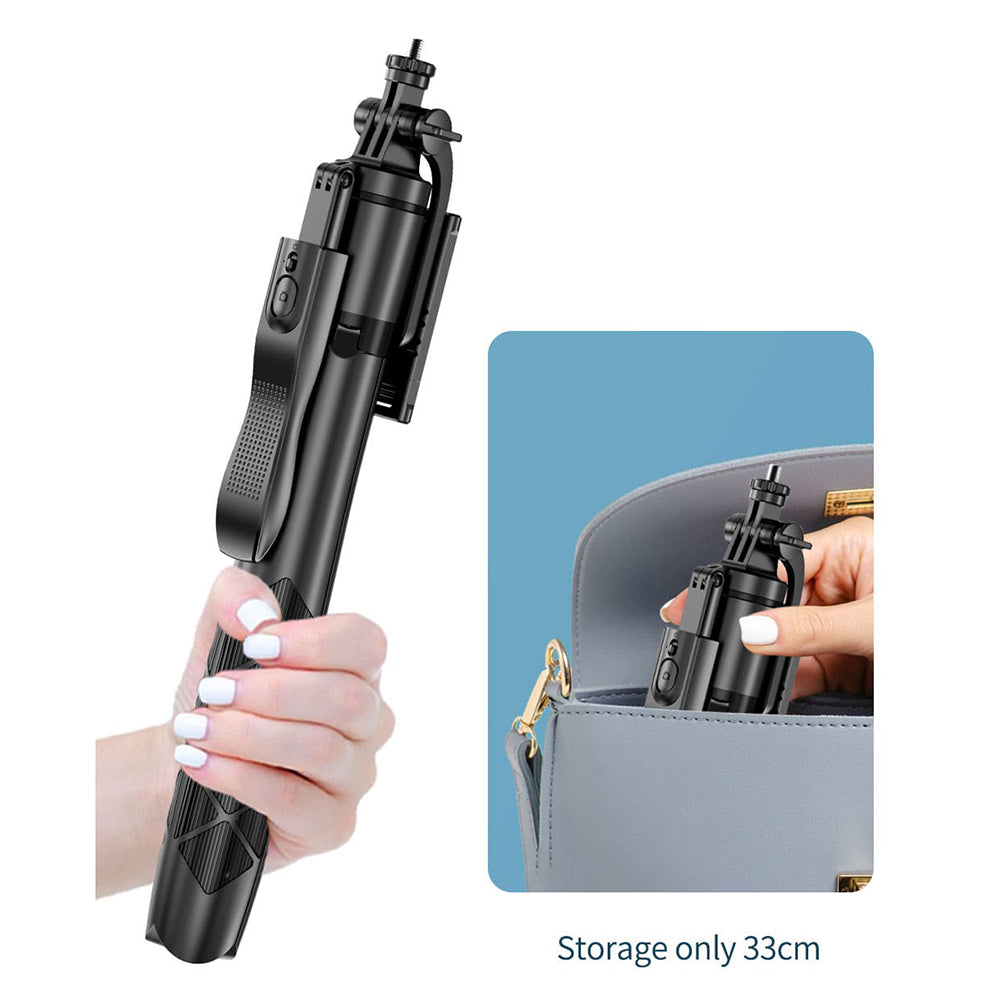 Selfie Stick Bluetooth Techsuit L16, Universal, Negro