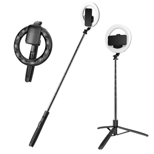 Selfie Stick Bluetooth Techsuit Q05s, Universal, Black