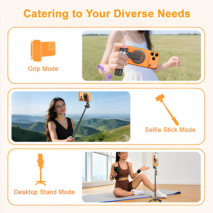 Selfie Stick Bluetooth XO Design SS25 Pro, Universal, Black