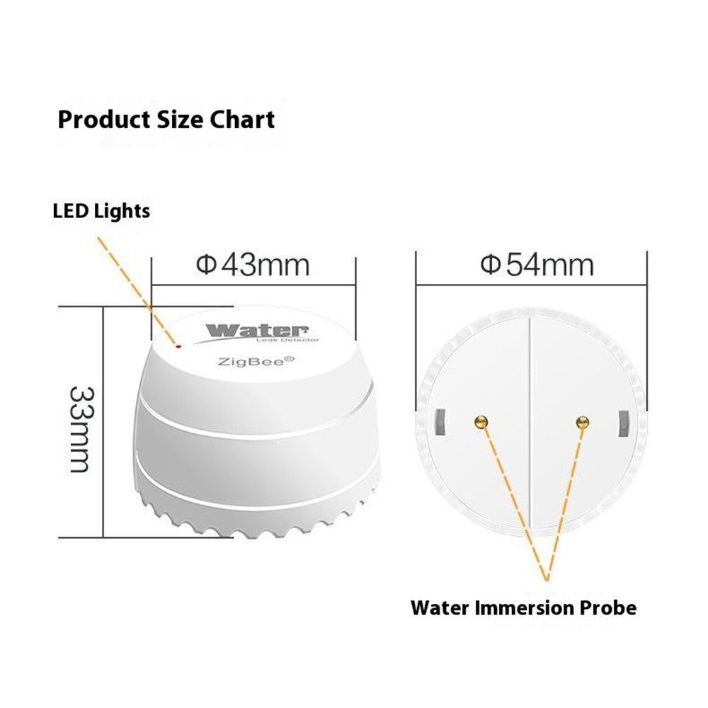 Sensor de Detección de Fugas de Agua OEM SQ500B, Wi-Fi