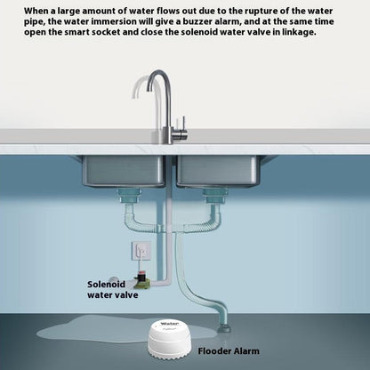 Sensor de Detección de Fugas de Agua OEM SQ500B, Wi-Fi