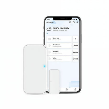 Sensor de Puerta / Ventana Broadlink DS4 con Hub S3, Wi-Fi