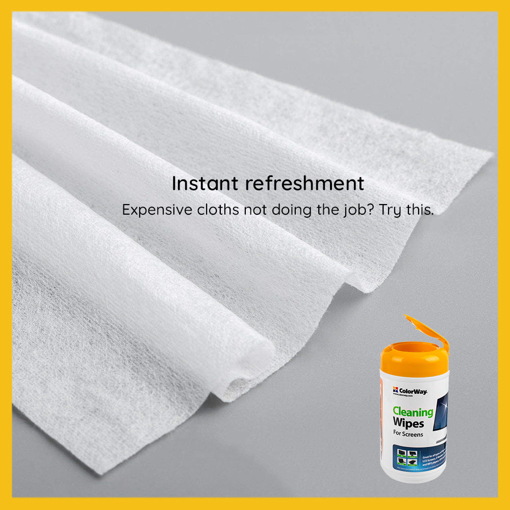 Toallitas Húmedas de Limpieza ColorWay CW-1071, Set de 100 unidades