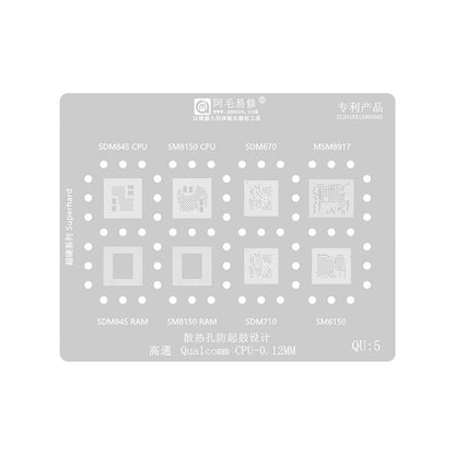 Malla BGA Amaoe para CPU Qualcomm QU1-8 Series