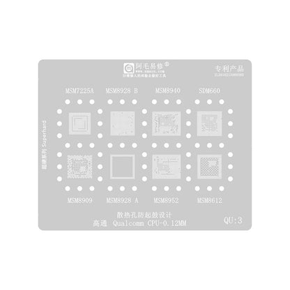 Malla BGA Amaoe para CPU Qualcomm QU1-8 Series