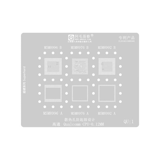 Malla BGA Amaoe para CPU Qualcomm QU1-8 Series