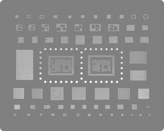 Stencil BGA Relife RL-044 IPZ16 para Apple iPhone 17, CPU