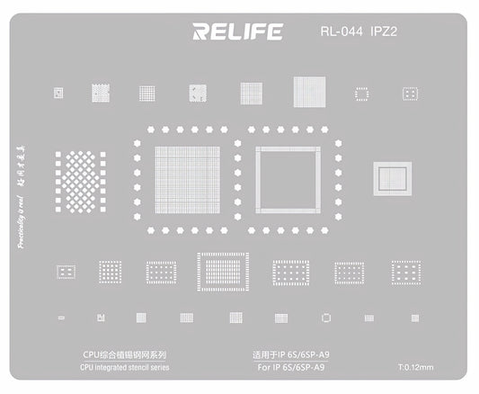 Malla BGA Relife RL-044 IPZ2 para Apple iPhone 6s / 6s Plus, CPU