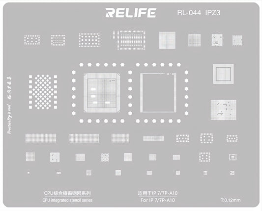 Malla BGA Relife RL-044 IPZ3 para Apple iPhone 7 / 7 Plus, CPU