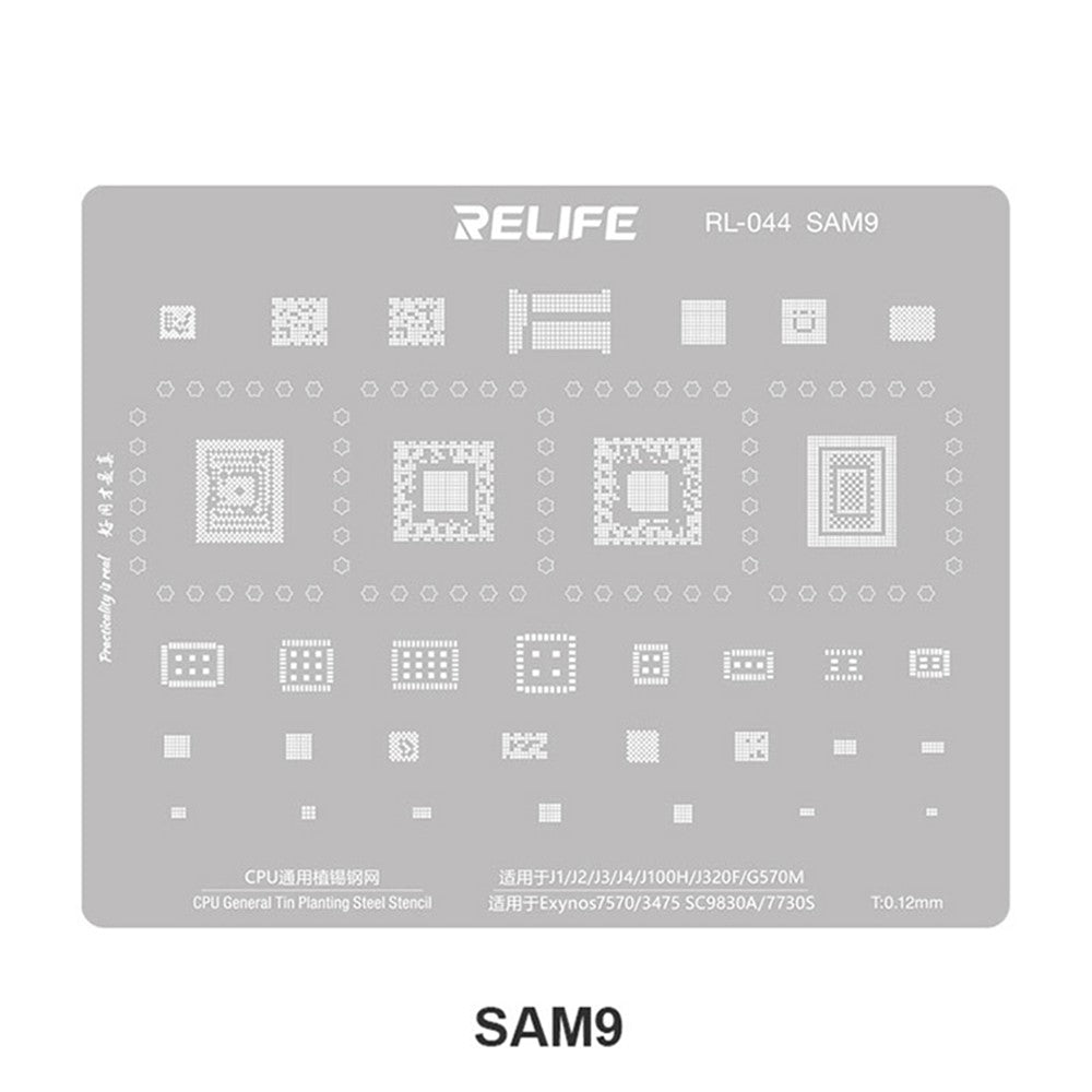 Malla BGA Relife RL-044 V2.0 para CPU Serie Samsung