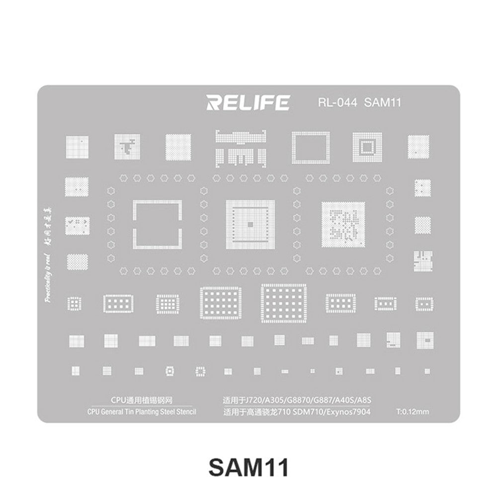 Malla BGA Relife RL-044 V2.0 para CPU Serie Samsung
