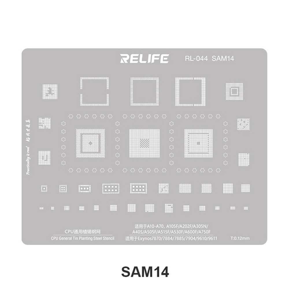 Malla BGA Relife RL-044 V2.0 para CPU Serie Samsung