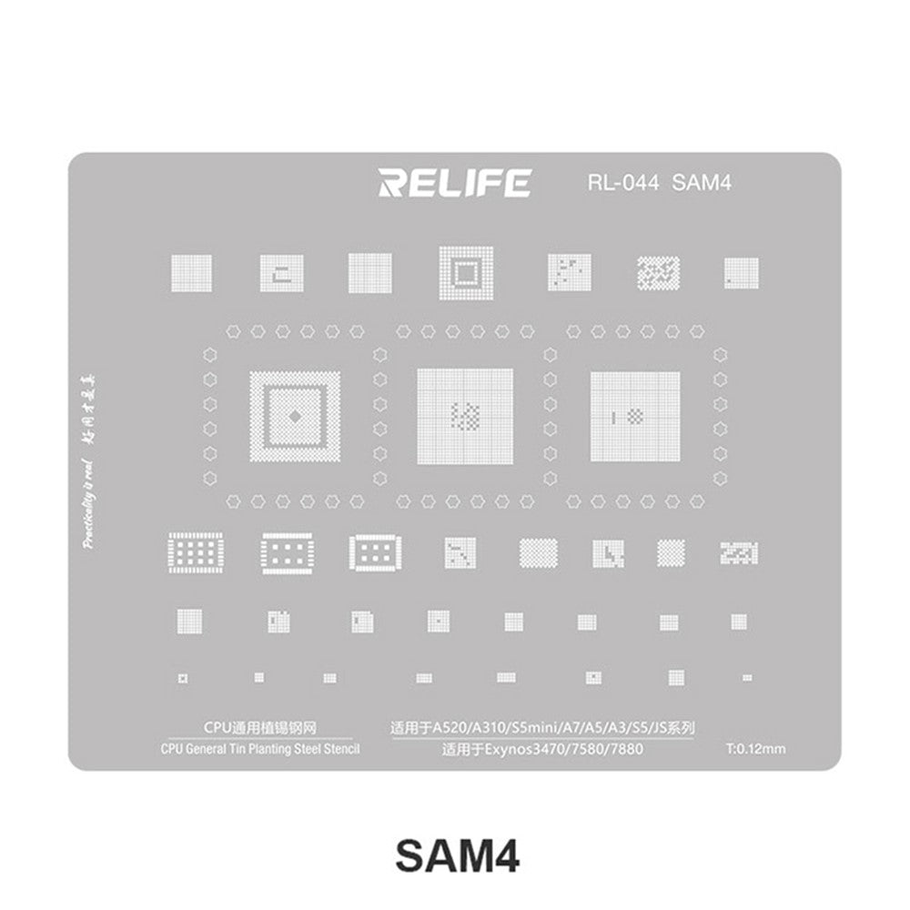 Malla BGA Relife RL-044 V2.0 para CPU Serie Samsung