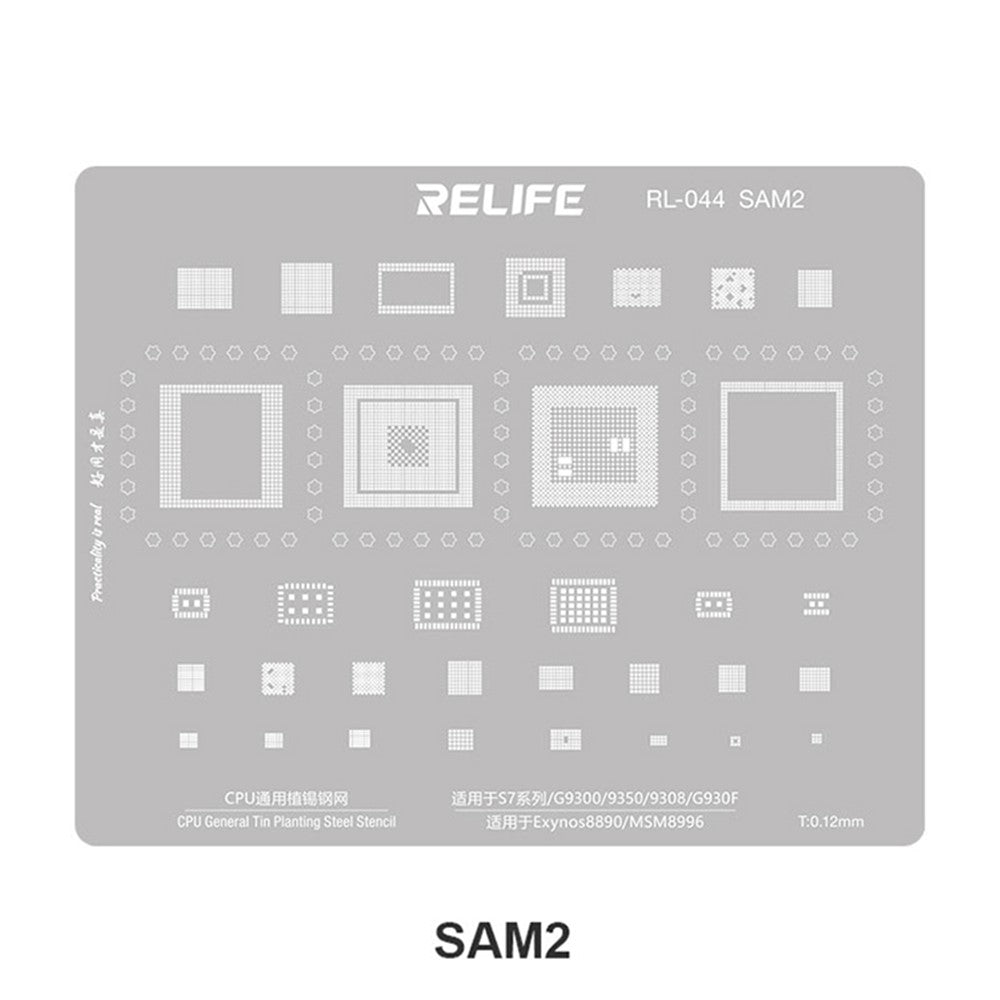 Malla BGA Relife RL-044 V2.0 para CPU Serie Samsung