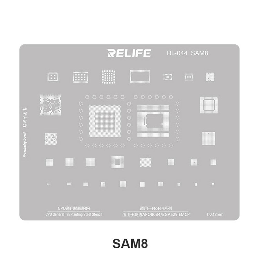Malla BGA Relife RL-044 V2.0 para CPU Serie Samsung