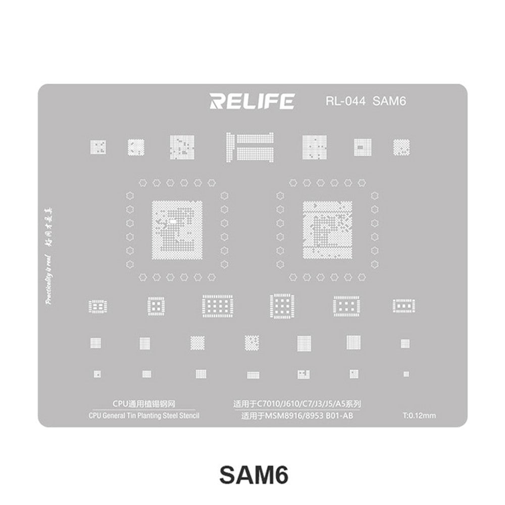 Malla BGA Relife RL-044 V2.0 para CPU Serie Samsung