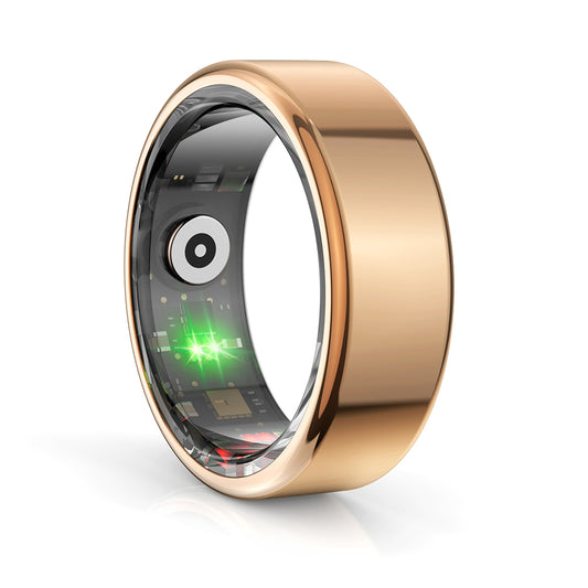 Smart Ring Techsuit R02, Talla 11, Rosa Dorado