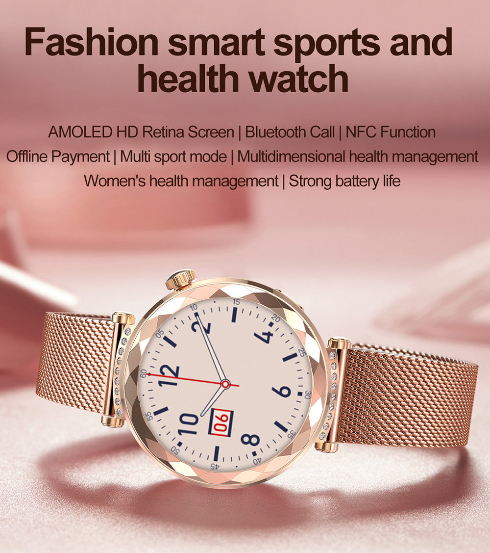 Smartwatch Blavec W19 LIANA, rosa dorado