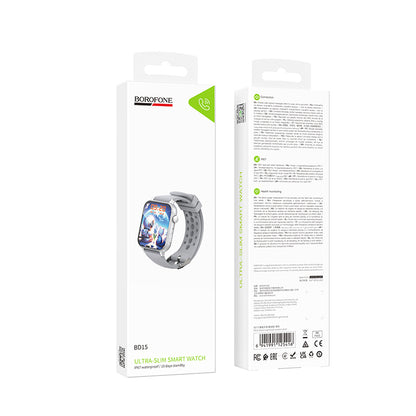 Smartwatch Borofone BD15 Call, Plateado