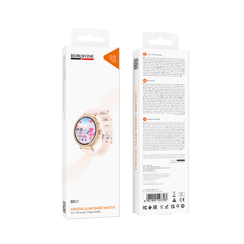 Smartwatch Borofone BD17 Call, Dorado