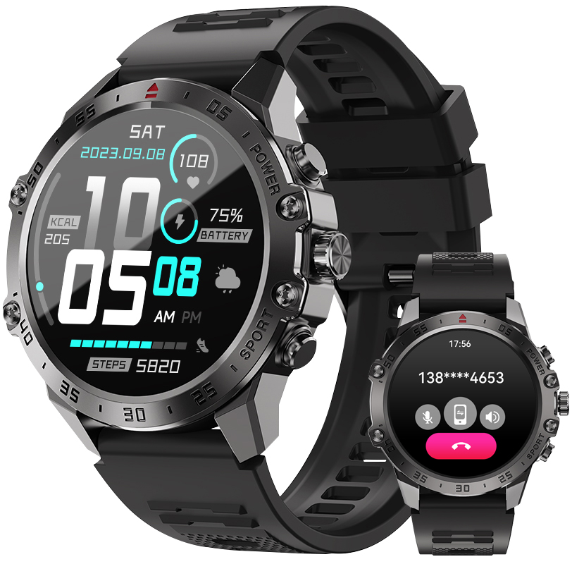 Smartwatch BWOO WA-08, Negro