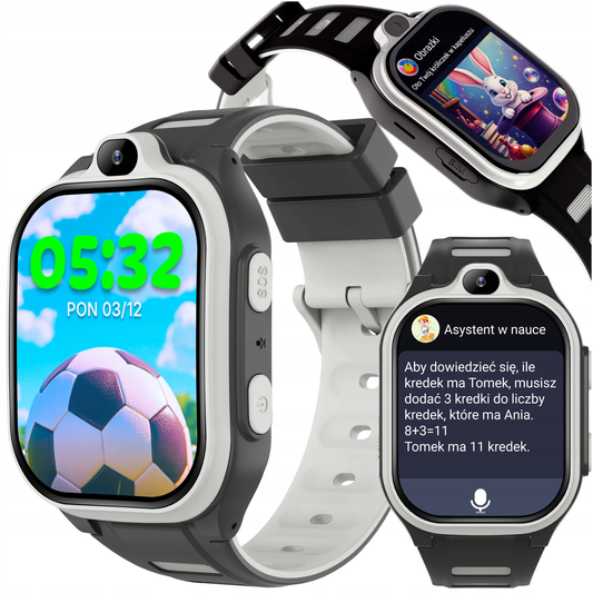 Smartwatch Forever Kids Boost KW-530 Call, Negro