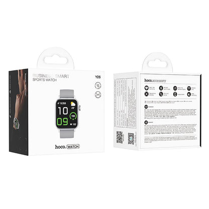 Smartwatch HOCO Y26 Call, Plateado
