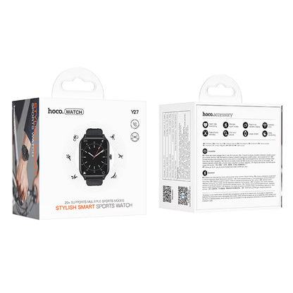Smartwatch HOCO Y27 Call, Negro