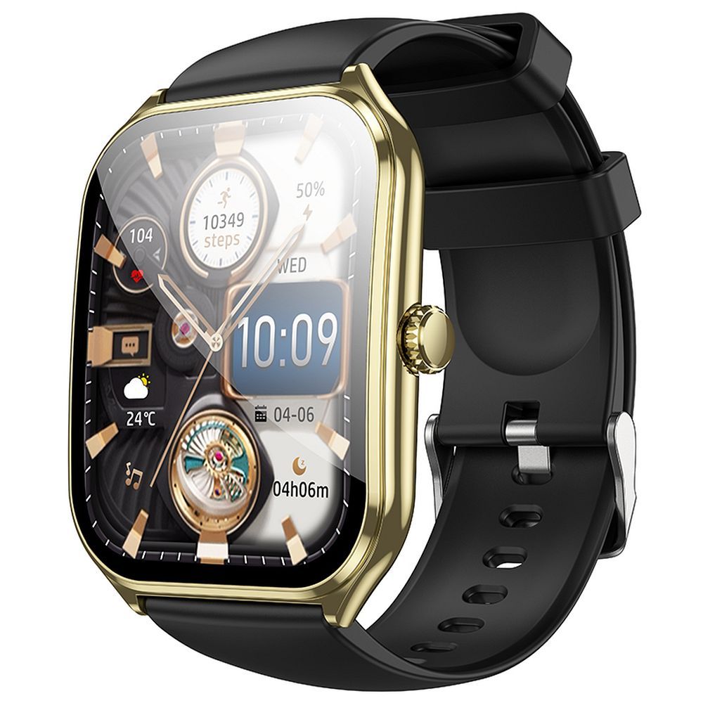 Smartwatch HOCO Y28 Call, Dorado