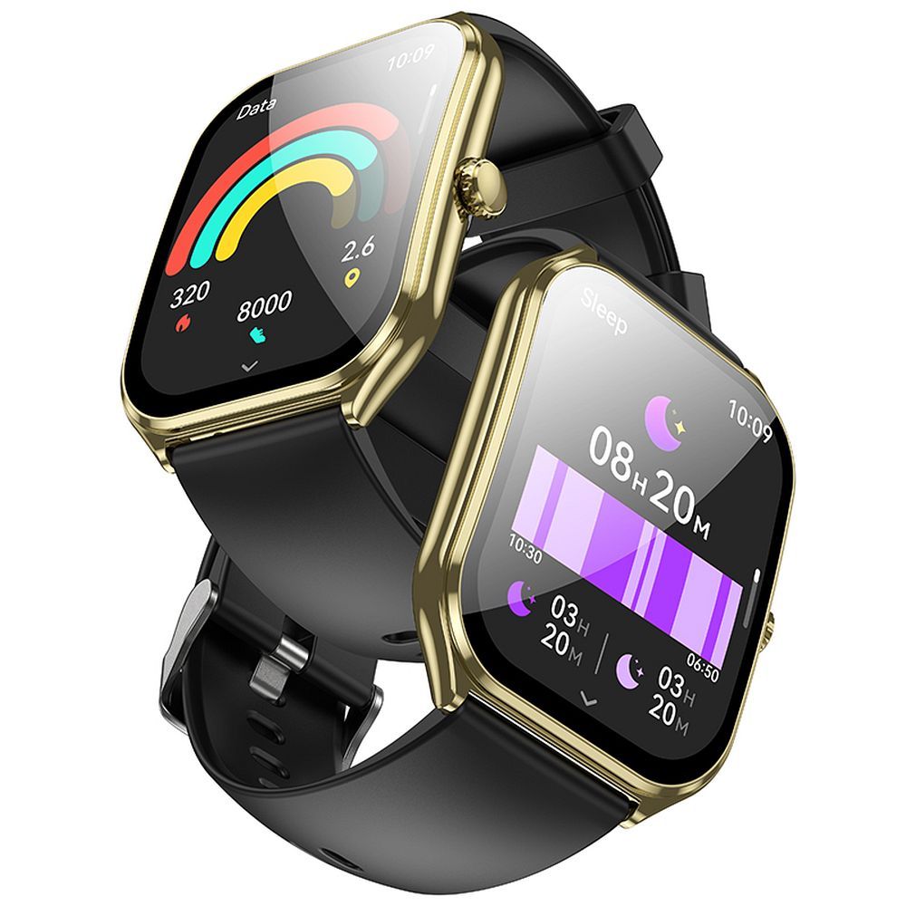 Smartwatch HOCO Y28 Call, Dorado