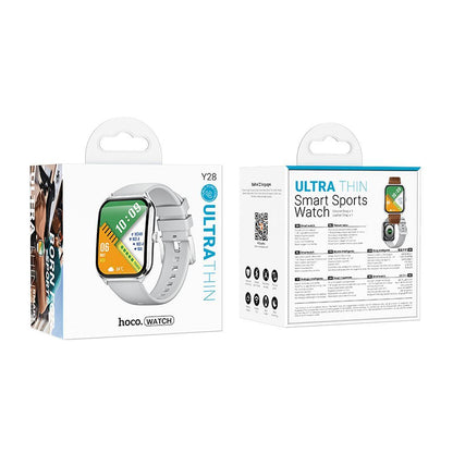 Smartwatch HOCO Y28 Call, Plateado