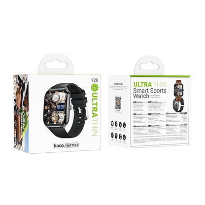 Smartwatch HOCO Y28 Call, Negro