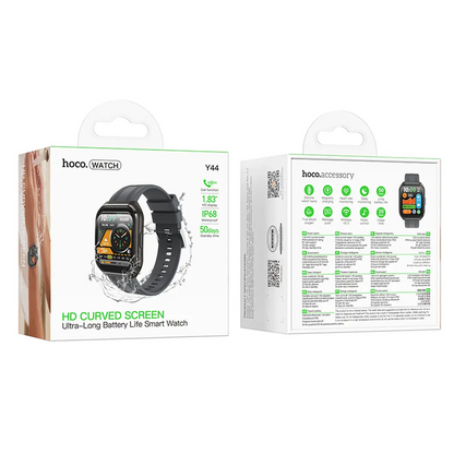 Smartwatch HOCO Y44 Call, Negro