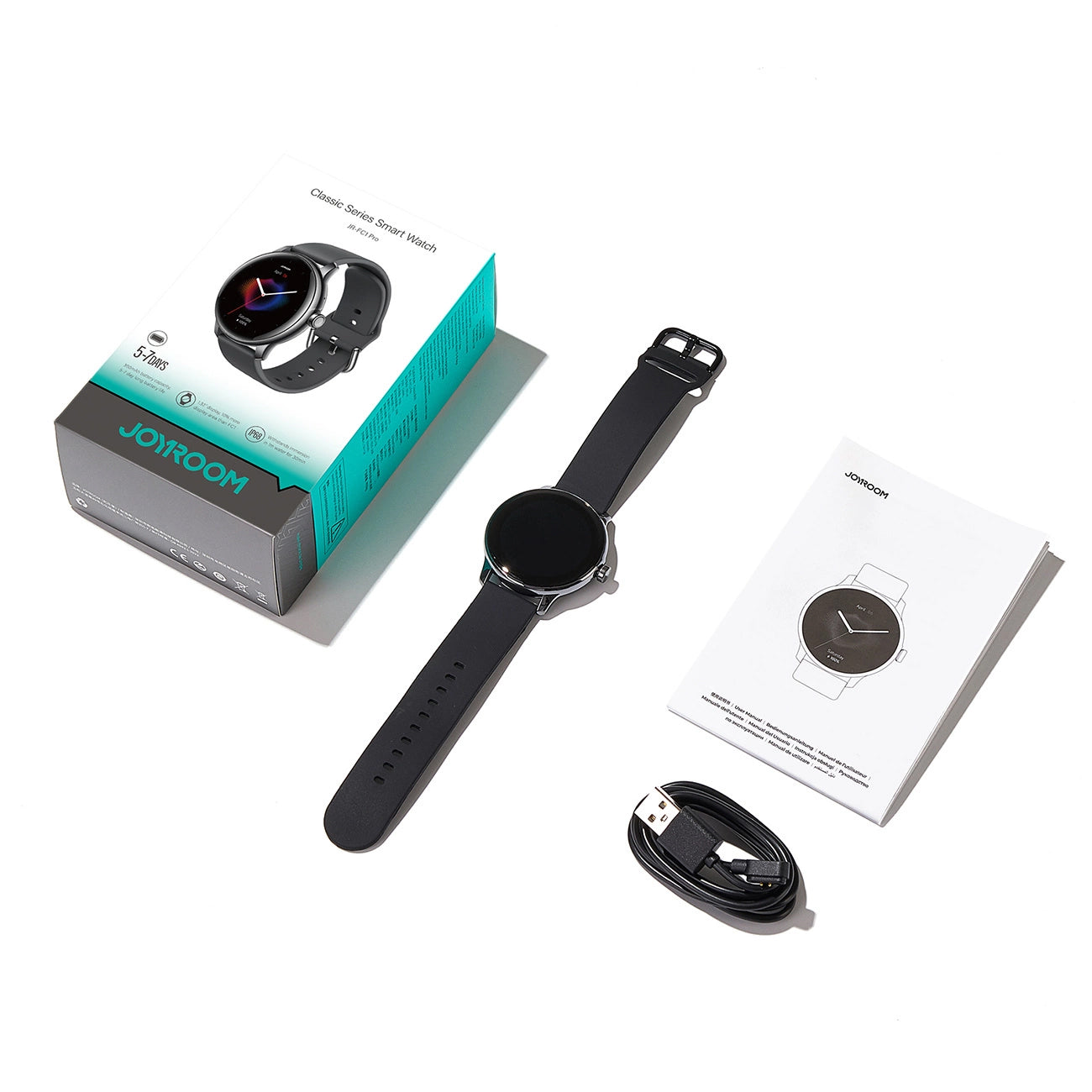 Joyroom JR-FC1 Pro Call Smartwatch, Black