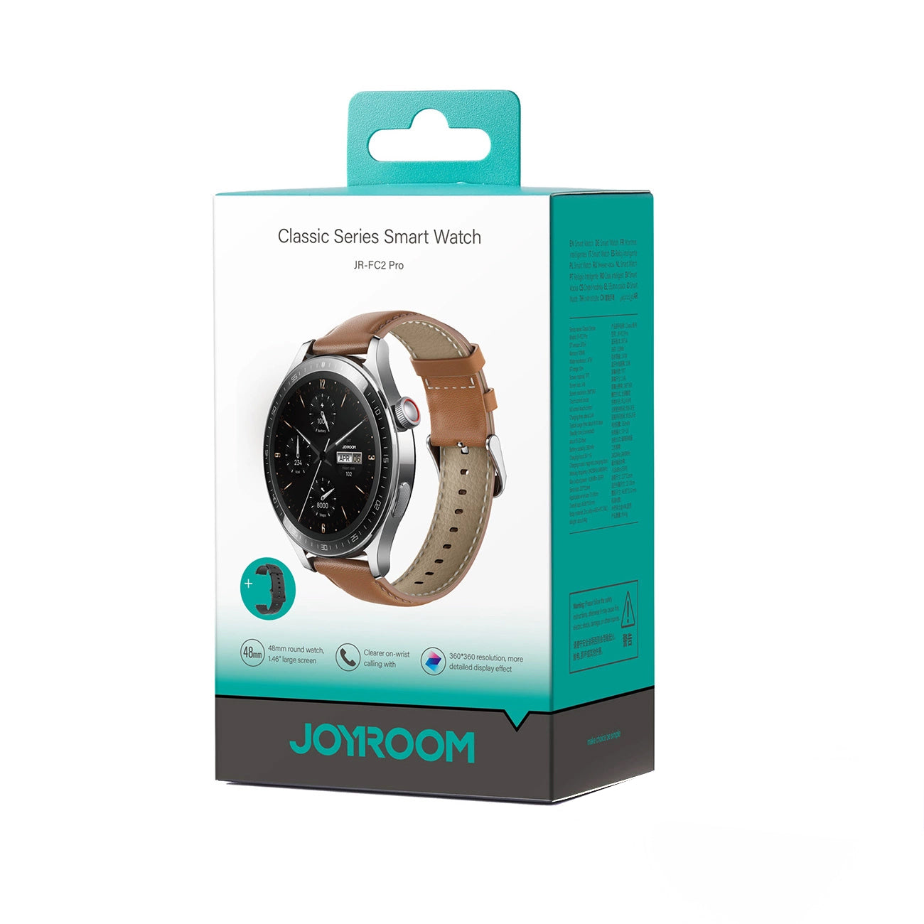 Smartwatch Joyroom JR-FC2 Pro Call, Plateado