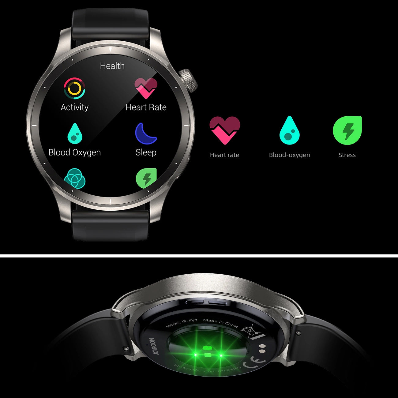 Smartwatch Joyroom JR-FV1, Gris