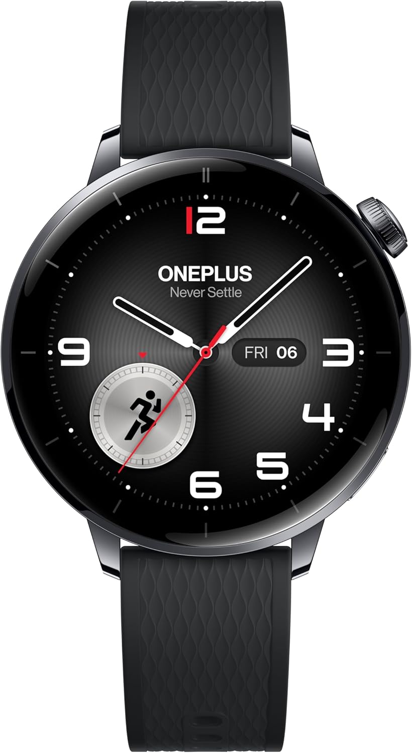Smartwatch OnePlus Watch 3, 43mm, Negro 5491100421