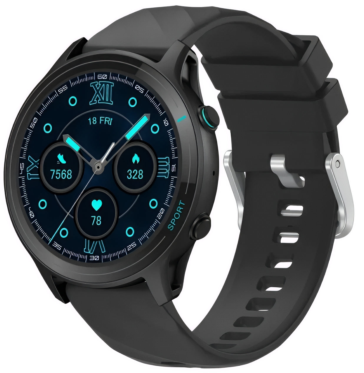 Smartwatch Titmo O-100 Call, Negro