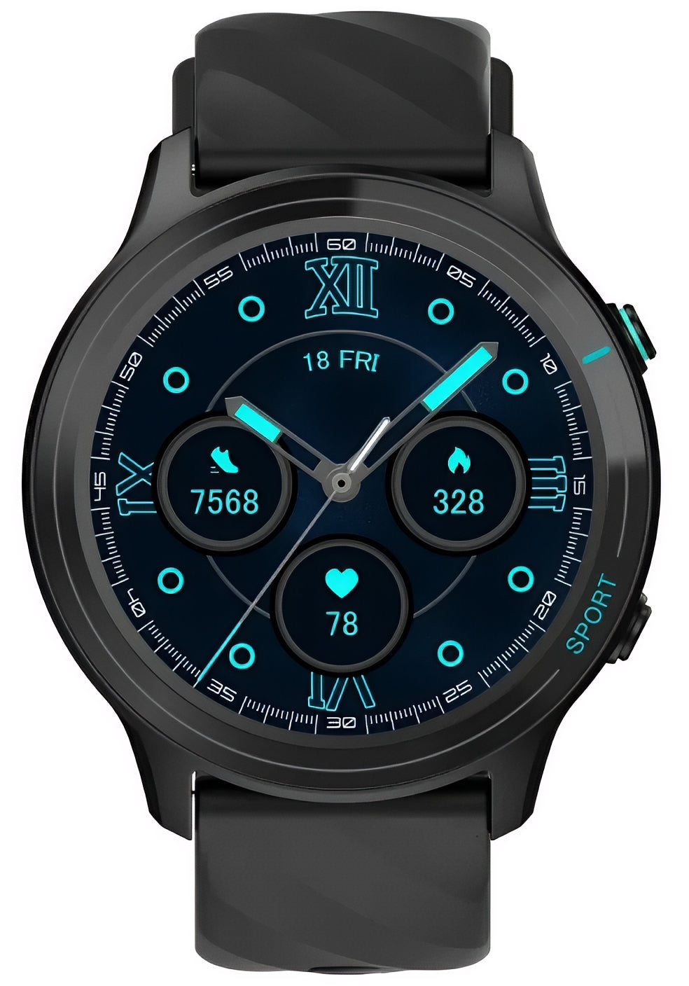 Smartwatch Titmo O-100 Call, Negro