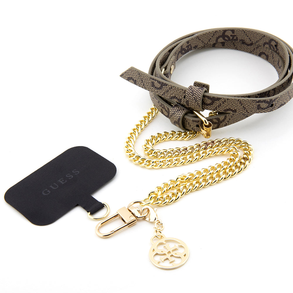 Cordón para Teléfono Guess 4G Chain CBDY, Marrón