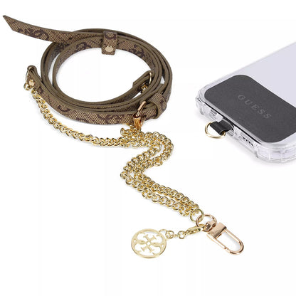 Cordón para Teléfono Guess 4G Chain CBDY, Marrón